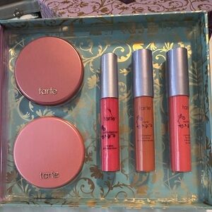Tarte blush, lip gloss, and lip crème, new never used $60 obo